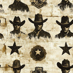 Frontier Outlaws Pattern 8 Fleece Fabric