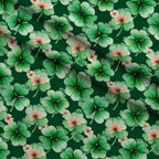 Alcohol Ink Shamrock Pattern 1 Fleece Fabric — fleece fabric folded close-up preview (mv-fleece-v1:lying)