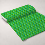 Alcohol Ink Shamrock Pattern 28 Fleece Fabric — fleece fabric unrolled bolt preview (mv-fleece-v1:bolt)