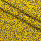 Allover Rubber Ducks Fleece Fabric — fleece fabric folded close-up preview (mv-fleece-v1:lying)
