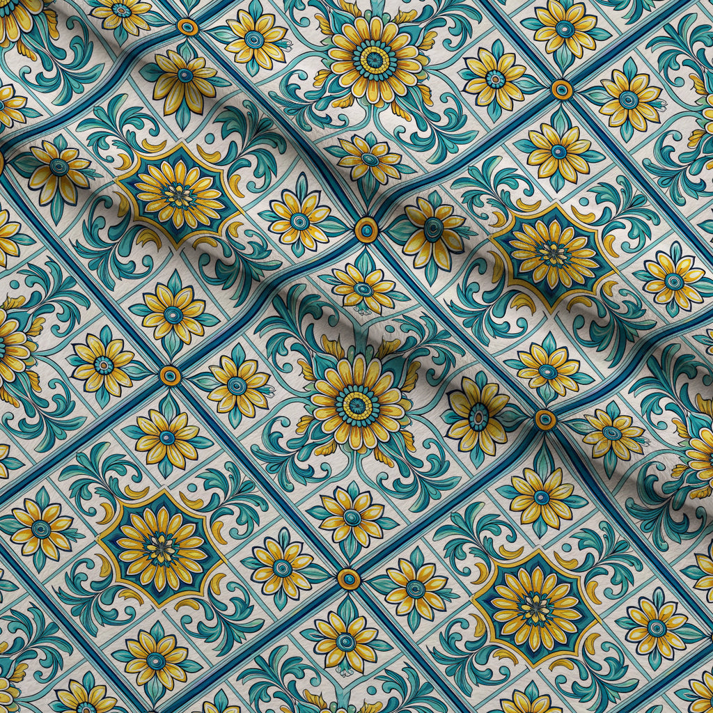 Amalfi Citrus Pattern 11 Fleece Fabric — fleece fabric folded close-up preview (mv-fleece-v1:lying)