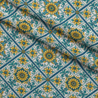 Amalfi Citrus Pattern 11 Fleece Fabric — fleece fabric folded close-up preview (mv-fleece-v1:lying)
