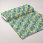 Amalfi Citrus Pattern 2 Fleece Fabric — fleece fabric unrolled bolt preview (mv-fleece-v1:bolt)