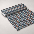 Amber Haze Forest Pattern 3 Fleece Fabric — fleece fabric unrolled bolt preview (mv-fleece-v1:bolt)