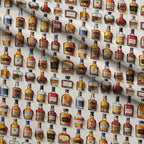 Amber Spirits Pattern 3 Fleece Fabric — fleece fabric folded close-up preview (mv-fleece-v1:lying)