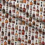 Amber Spirits Pattern 4 Fleece Fabric — fleece fabric folded close-up preview (mv-fleece-v1:lying)