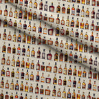 Amber Spirits Pattern 5 Fleece Fabric — fleece fabric folded close-up preview (mv-fleece-v1:lying)