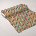 Anatolian Diamonds Pattern 8 Fleece Fabric — fleece fabric unrolled bolt preview (mv-fleece-v1:bolt)