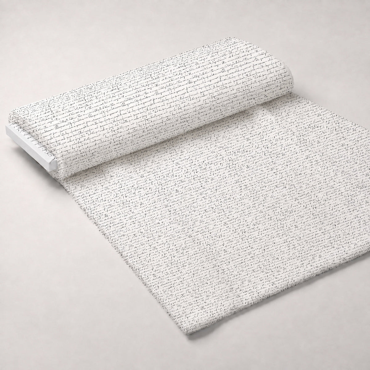 Antique Script Pattern 10 Fleece Fabric — fleece fabric unrolled bolt preview (mv-fleece-v1:bolt)