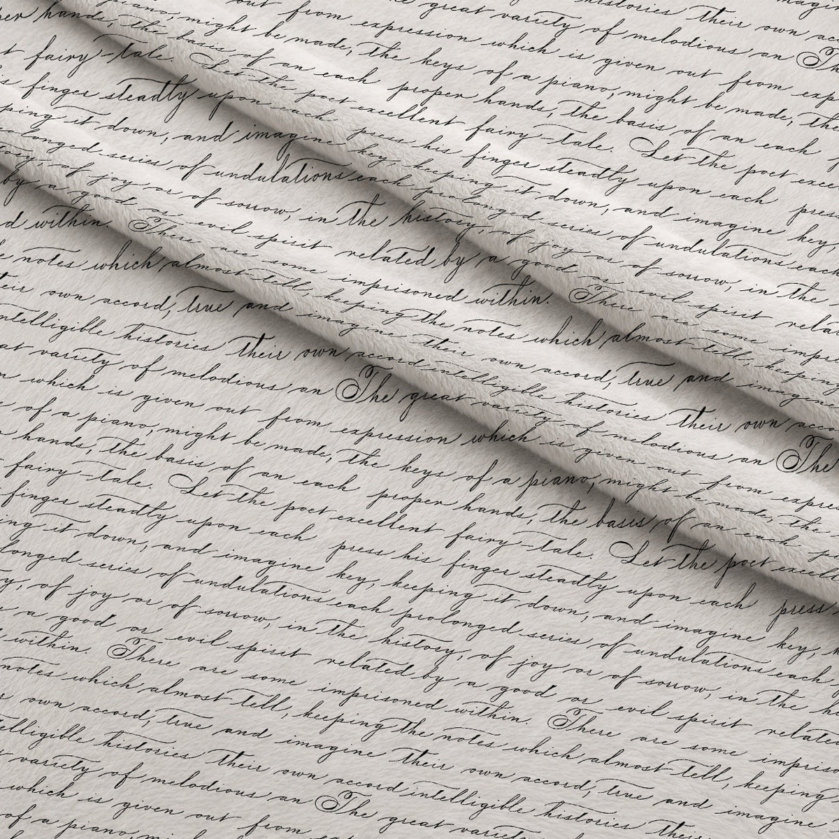 Antique Script Pattern 10 Fleece Fabric — fleece fabric folded close-up preview (mv-fleece-v1:lying)
