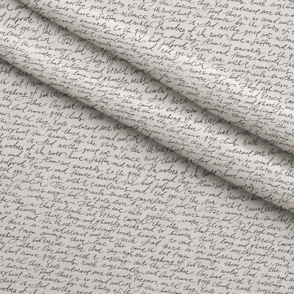 Antique Script Pattern 11 Fleece Fabric — fleece fabric folded close-up preview (mv-fleece-v1:lying)