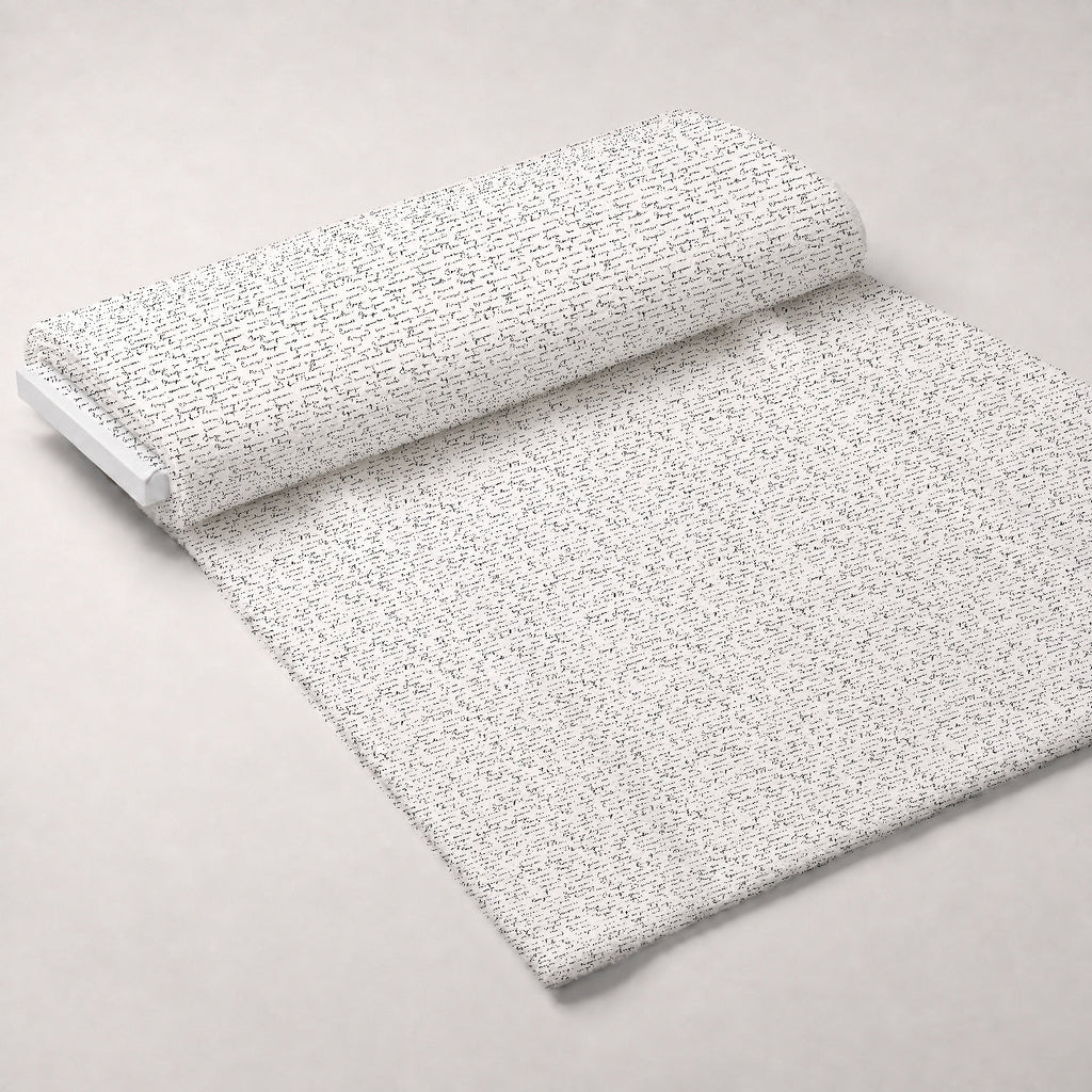 Antique Script Pattern 12 Fleece Fabric — fleece fabric unrolled bolt preview (mv-fleece-v1:bolt)
