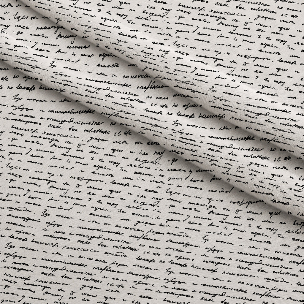 Antique Script Pattern 13 Fleece Fabric — fleece fabric folded close-up preview (mv-fleece-v1:lying)