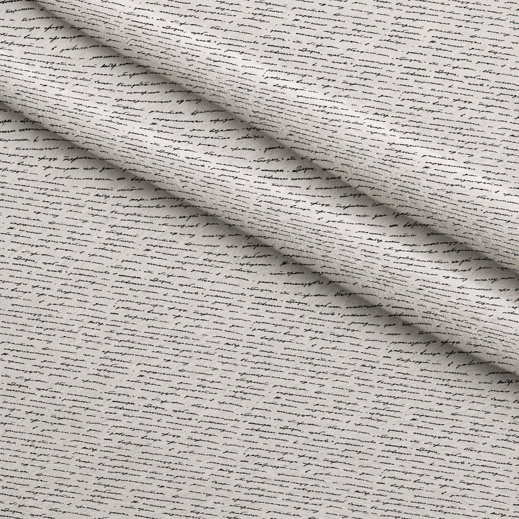 Antique Script Pattern 16 Fleece Fabric — fleece fabric folded close-up preview (mv-fleece-v1:lying)