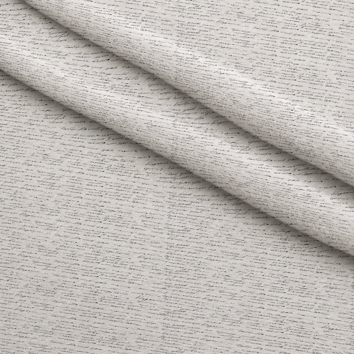 Antique Script Pattern 2 Fleece Fabric — fleece fabric folded close-up preview (mv-fleece-v1:lying)