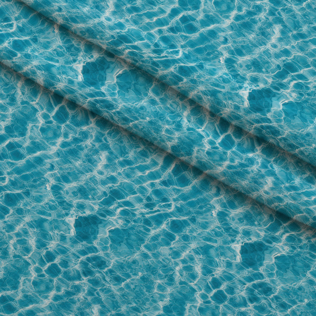 Aqua Currents Pattern 12 Fleece Fabric — fleece fabric folded close-up preview (mv-fleece-v1:lying)