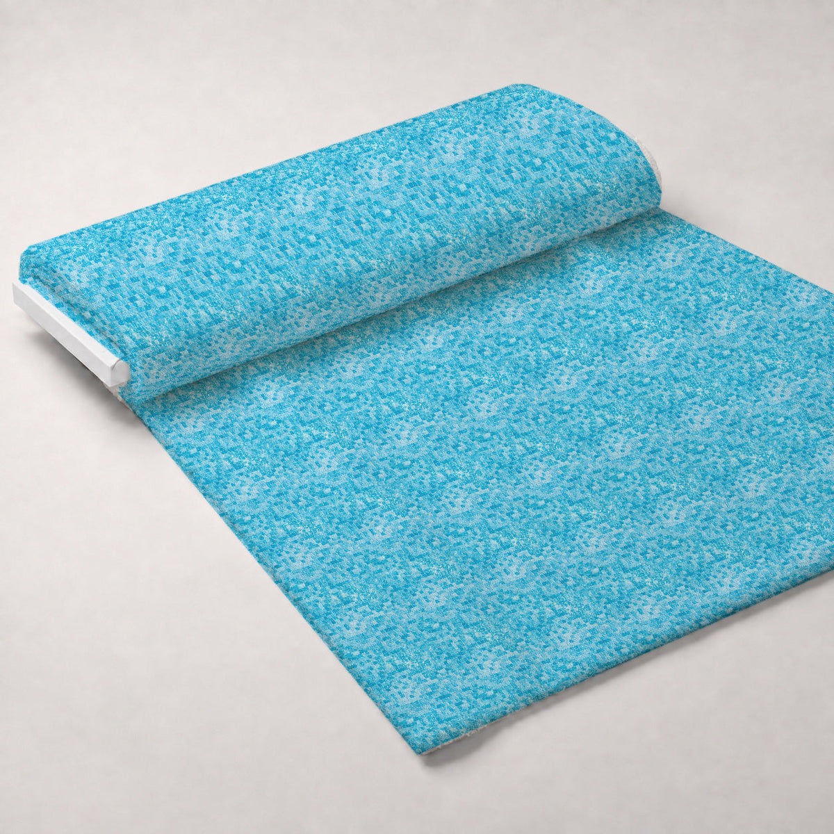 Aqua Currents Pattern 4 Fleece Fabric — fleece fabric unrolled bolt preview (mv-fleece-v1:bolt)