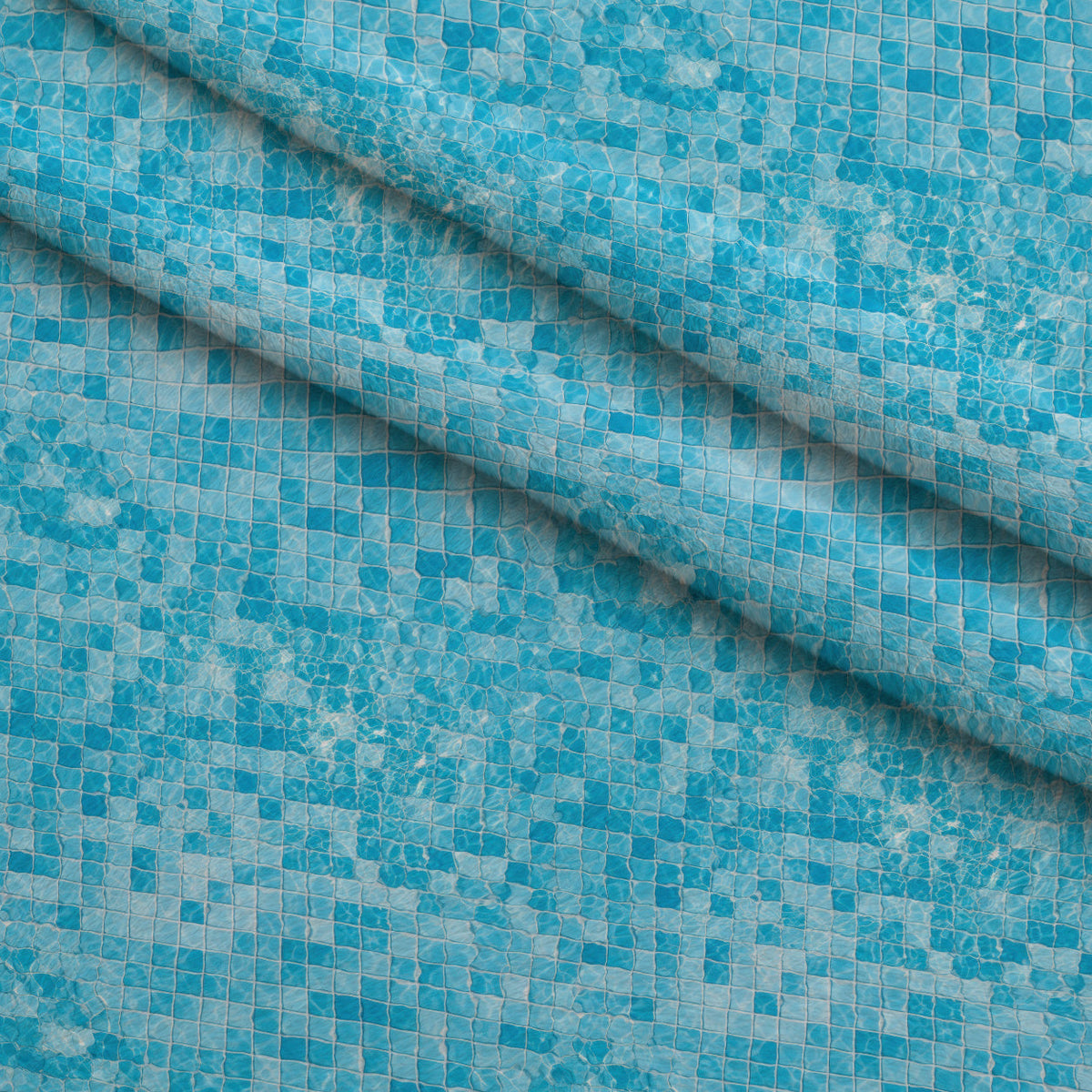 Aqua Currents Pattern 4 Fleece Fabric — fleece fabric folded close-up preview (mv-fleece-v1:lying)