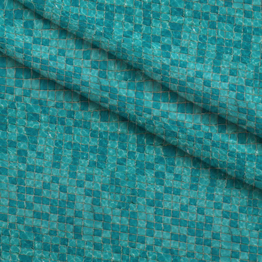 Aqua Currents Pattern 5 Fleece Fabric — fleece fabric folded close-up preview (mv-fleece-v1:lying)