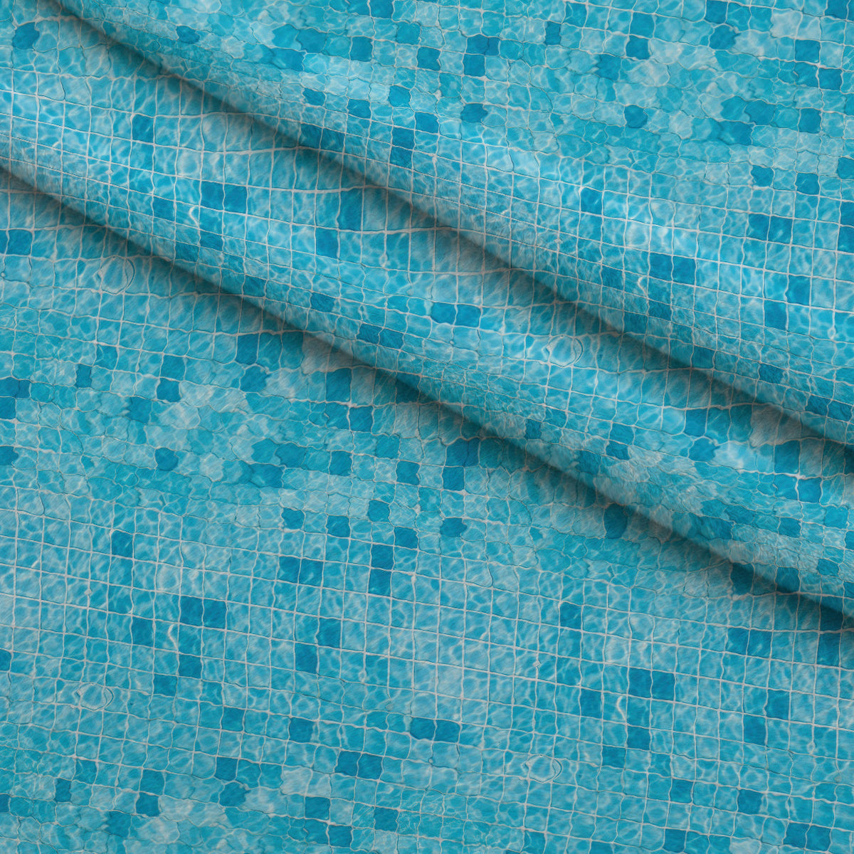 Aqua Currents Pattern 6 Fleece Fabric — fleece fabric folded close-up preview (mv-fleece-v1:lying)