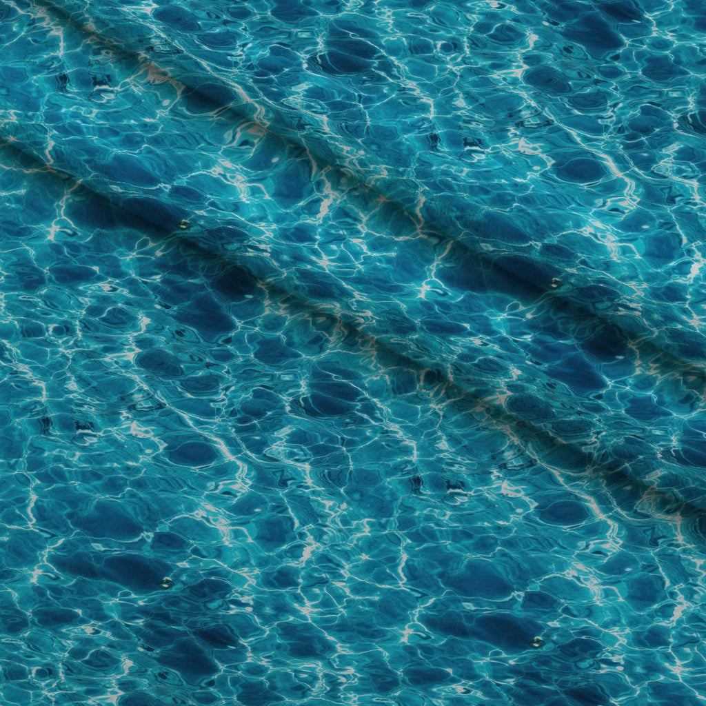 Aqua Currents Pattern 8 Fleece Fabric — fleece fabric folded close-up preview (mv-fleece-v1:lying)