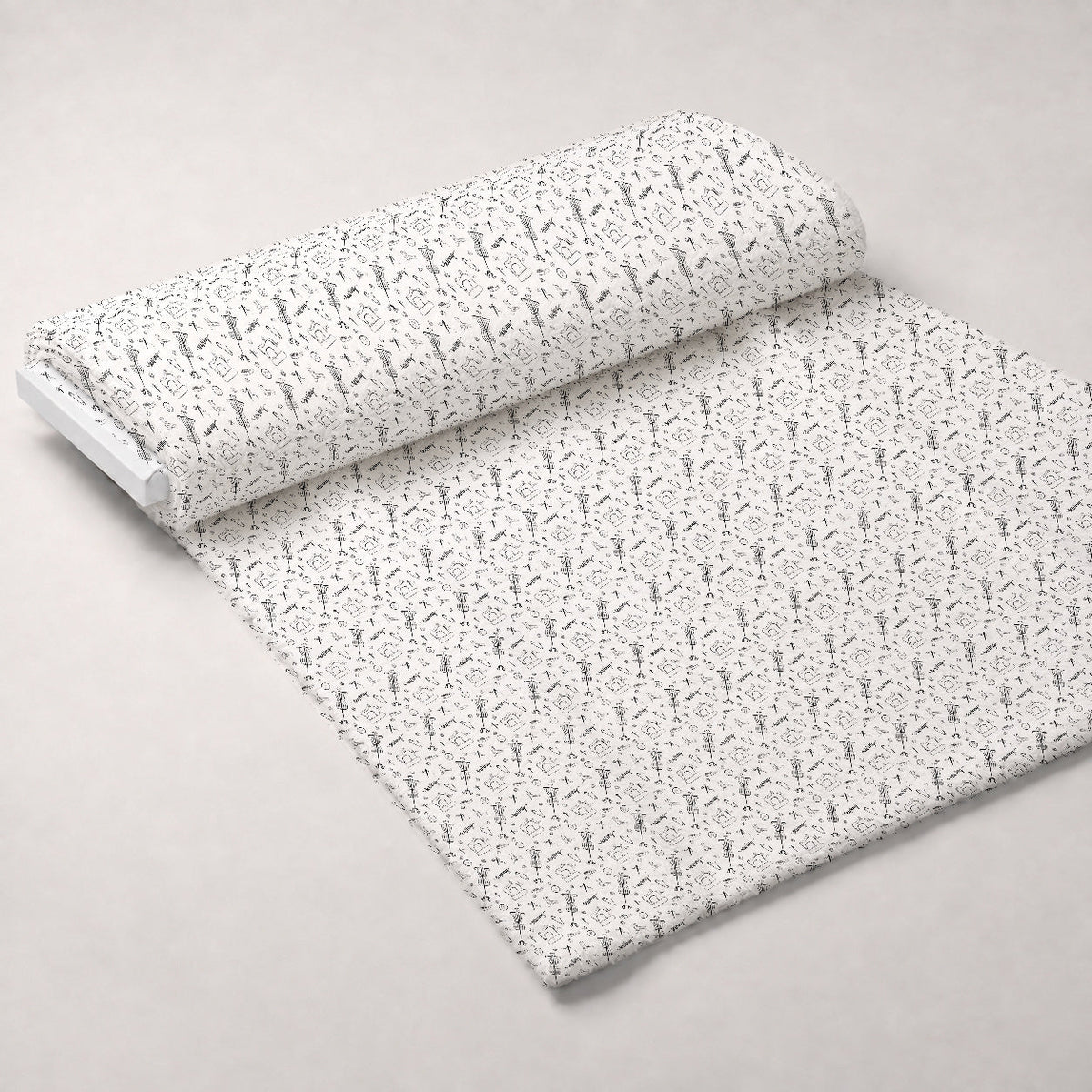 Assorted Sewing Pattern 1 Fleece Fabric — fleece fabric unrolled bolt preview (mv-fleece-v1:bolt)