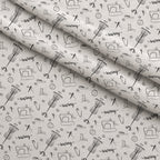 Assorted Sewing Pattern 1 Fleece Fabric — fleece fabric folded close-up preview (mv-fleece-v1:lying)