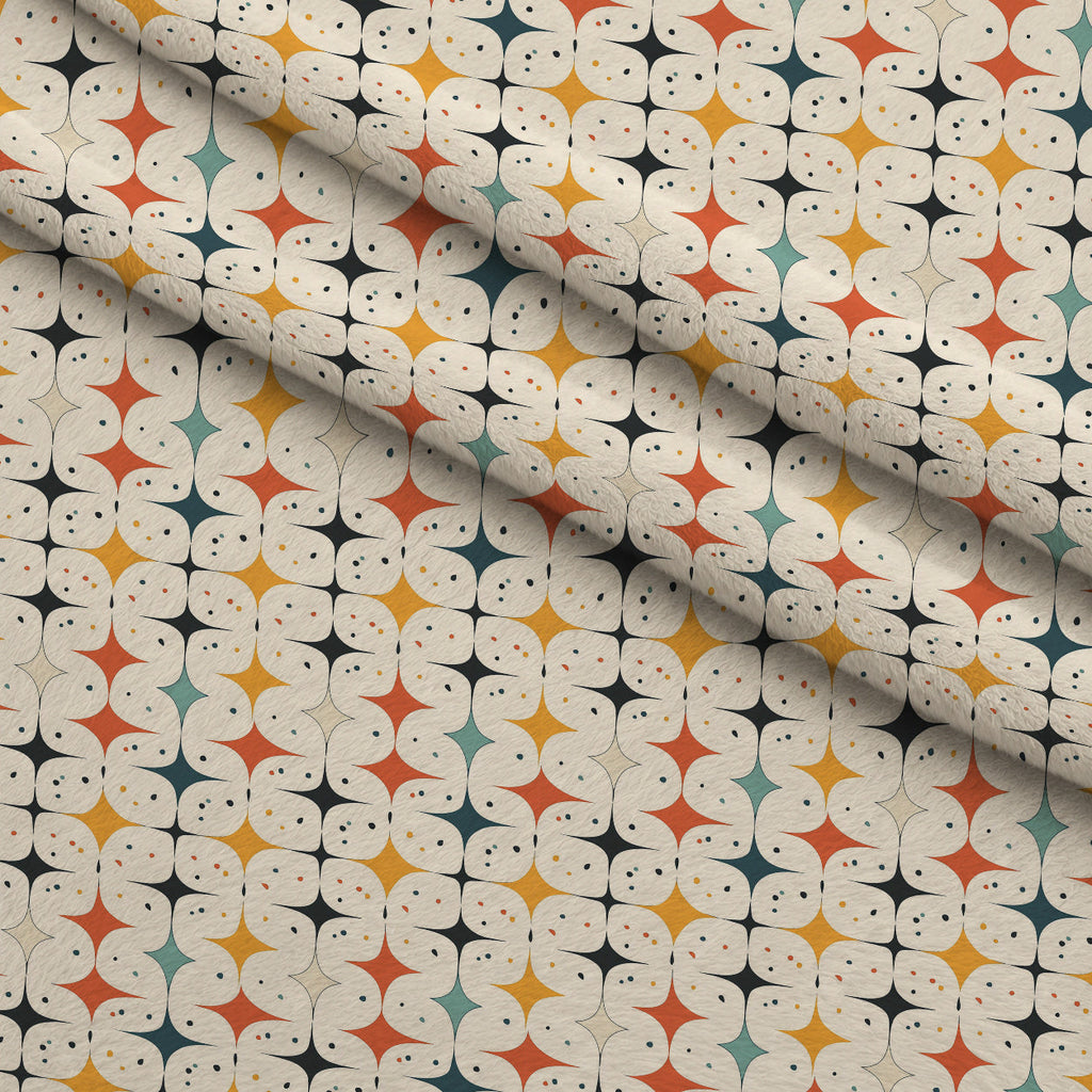 Atomic Diamonds Pattern 8 Fleece Fabric — fleece fabric folded close-up preview (mv-fleece-v1:lying)