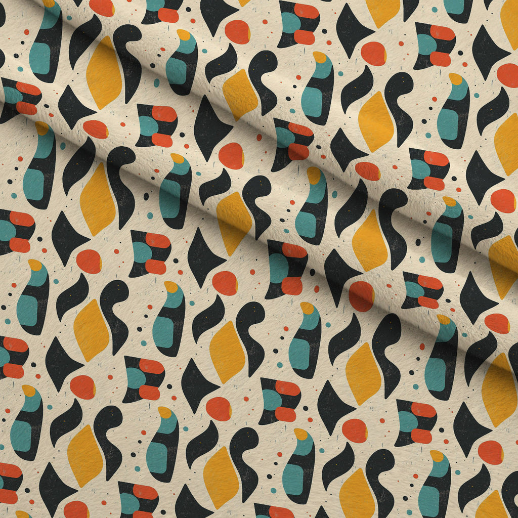Atomic Diamonds Pattern 9 Fleece Fabric — fleece fabric folded close-up preview (mv-fleece-v1:lying)
