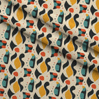 Atomic Diamonds Pattern 9 Fleece Fabric — fleece fabric folded close-up preview (mv-fleece-v1:lying)