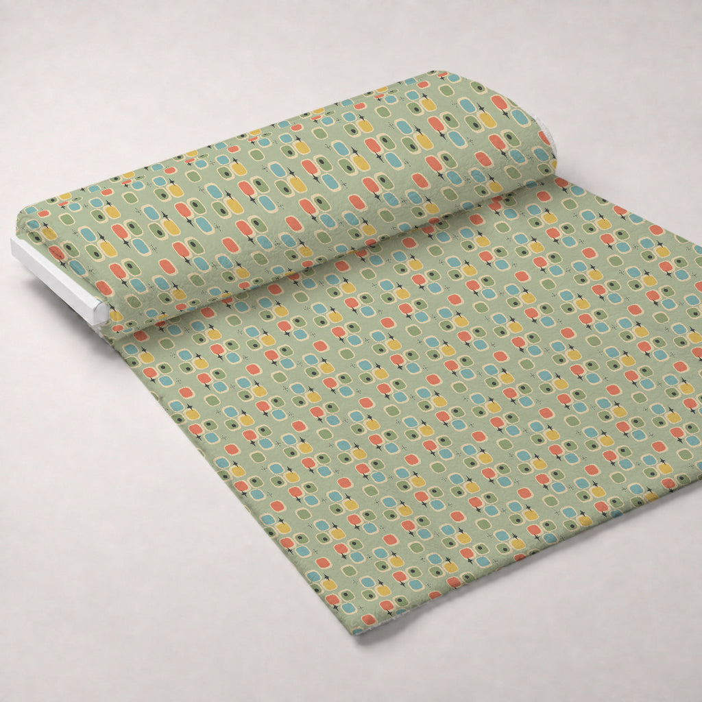 Atomic Lounge Pattern 13 Fleece Fabric — fleece fabric unrolled bolt preview (mv-fleece-v1:bolt)