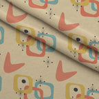 Atomic Lounge Pattern 14 Fleece Fabric — fleece fabric folded close-up preview (mv-fleece-v1:lying)
