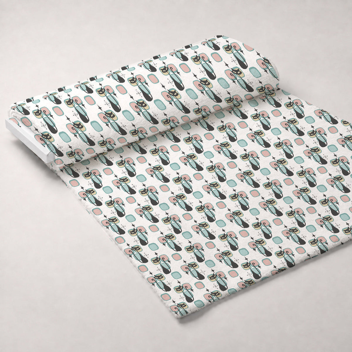 Atomic Lounge Pattern 26 Fleece Fabric — fleece fabric unrolled bolt preview (mv-fleece-v1:bolt)