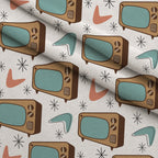 Atomic Lounge Pattern 27 Fleece Fabric — fleece fabric folded close-up preview (mv-fleece-v1:lying)