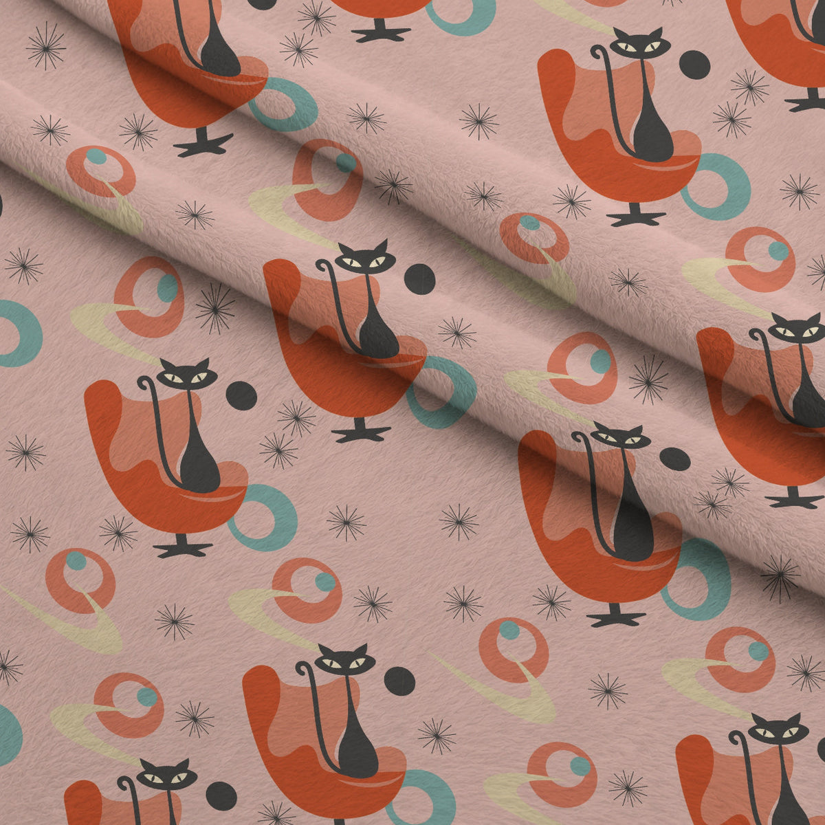 Atomic Lounge Pattern 34 Fleece Fabric — fleece fabric folded close-up preview (mv-fleece-v1:lying)