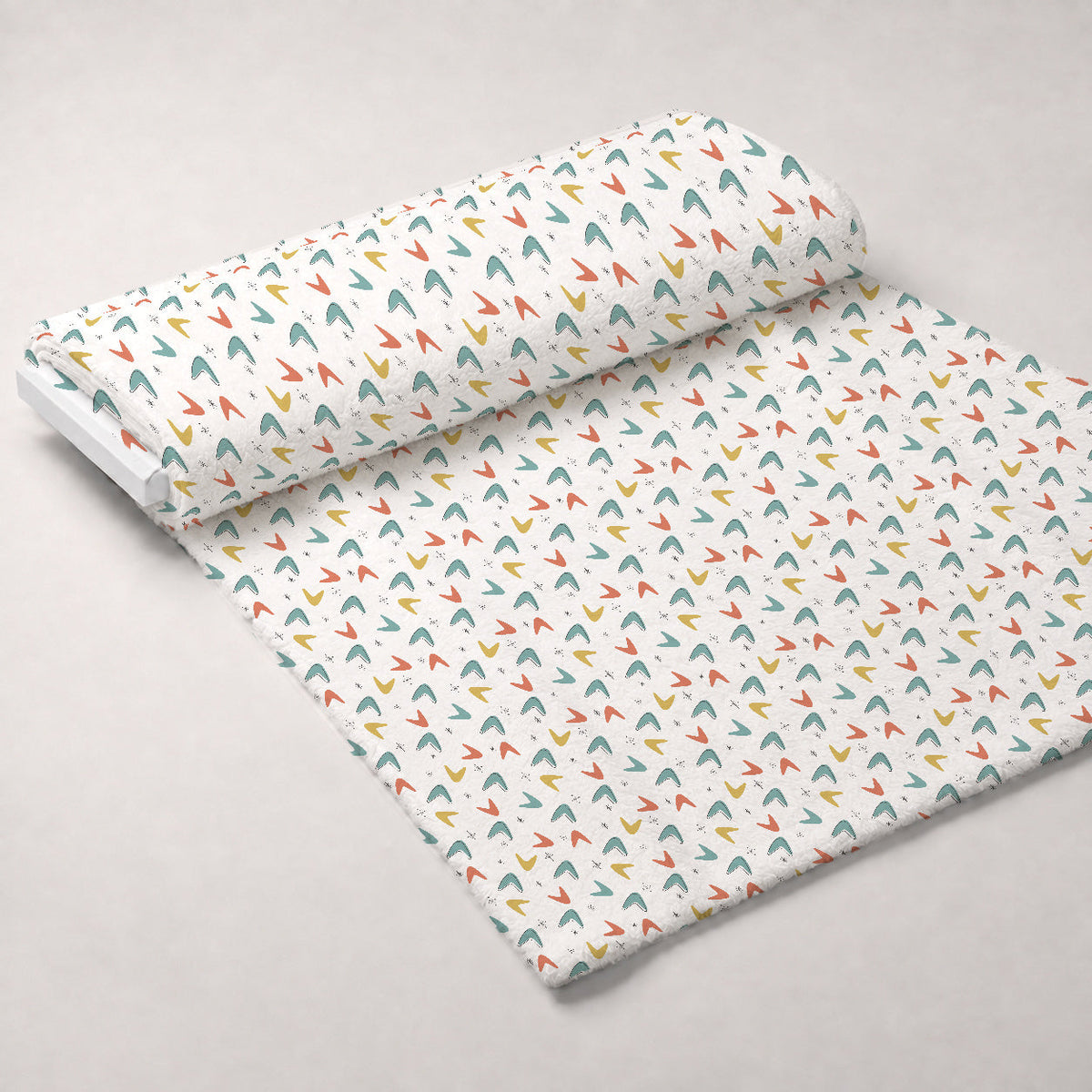 Atomic Lounge Pattern 38 Fleece Fabric — fleece fabric unrolled bolt preview (mv-fleece-v1:bolt)