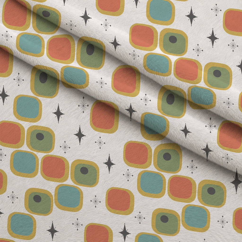 Atomic Lounge Pattern 4 Fleece Fabric — fleece fabric folded close-up preview (mv-fleece-v1:lying)