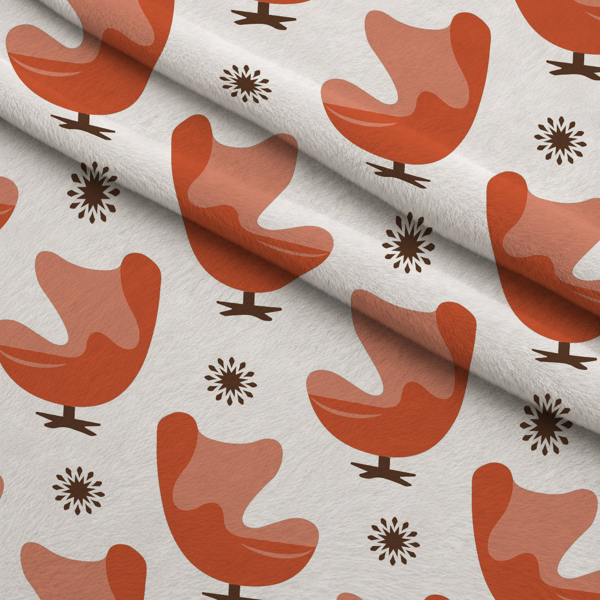 Atomic Lounge Pattern 44 Fleece Fabric — fleece fabric folded close-up preview (mv-fleece-v1:lying)