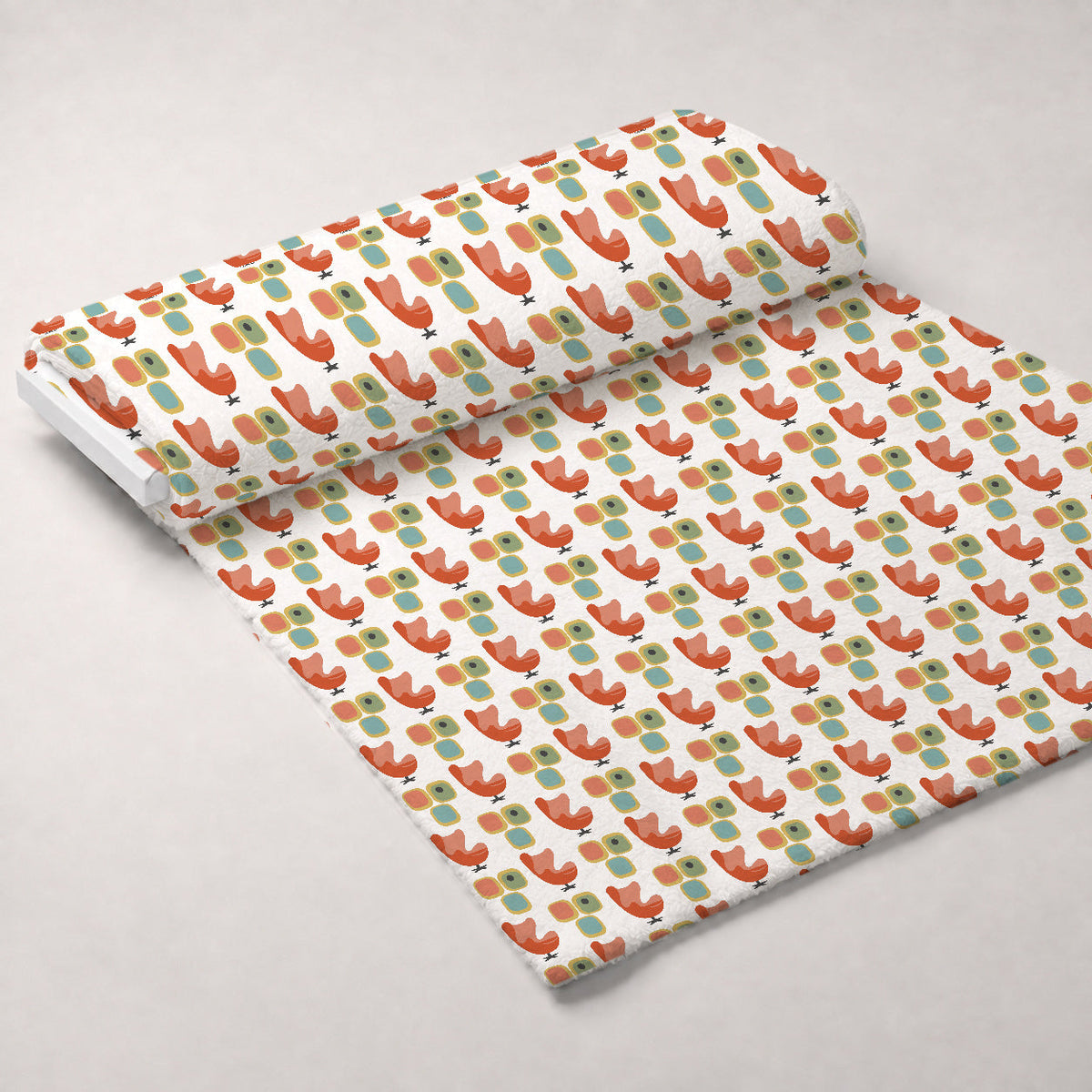 Atomic Lounge Pattern 50 Fleece Fabric — fleece fabric unrolled bolt preview (mv-fleece-v1:bolt)