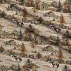 Autumn Homestead Pattern 8 Fleece Fabric — fleece fabric folded close-up preview (mv-fleece-v1:lying)