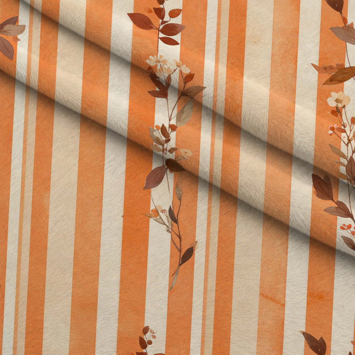 Autumn Woodland Whimsy Pattern 14 Fleece Fabric — fleece fabric folded close-up preview (mv-fleece-v1:lying)
