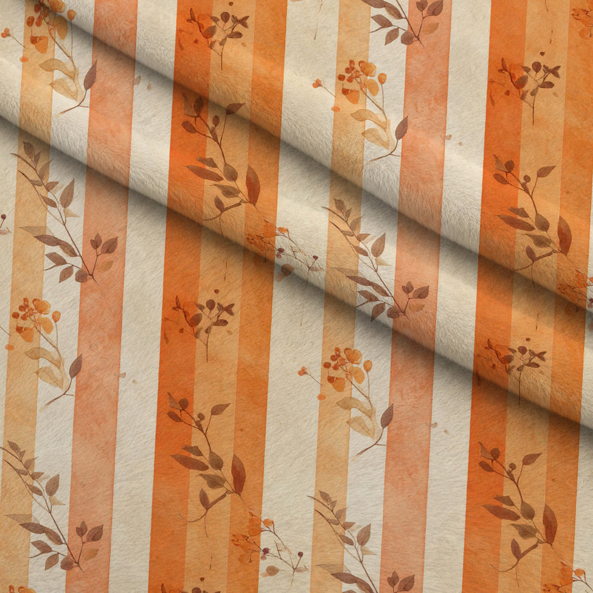 Autumn Woodland Whimsy Pattern 15 Fleece Fabric — fleece fabric folded close-up preview (mv-fleece-v1:lying)