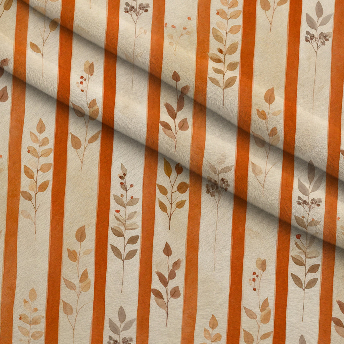 Autumn Woodland Whimsy Pattern 16 Fleece Fabric — fleece fabric folded close-up preview (mv-fleece-v1:lying)