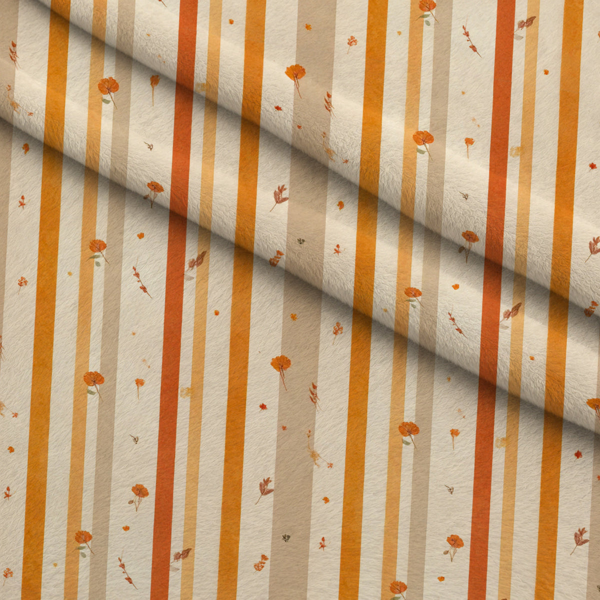 Autumn Woodland Whimsy Pattern 20 Fleece Fabric — fleece fabric folded close-up preview (mv-fleece-v1:lying)