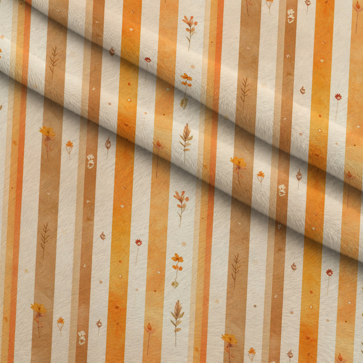 Autumn Woodland Whimsy Pattern 22 Fleece Fabric — fleece fabric folded close-up preview (mv-fleece-v1:lying)