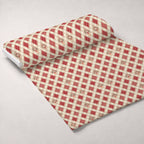 Barnyard Blooms Pattern 1 Fleece Fabric — fleece fabric unrolled bolt preview (mv-fleece-v1:bolt)