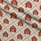 Barnyard Blooms Pattern 6 Fleece Fabric — fleece fabric folded close-up preview (mv-fleece-v1:lying)