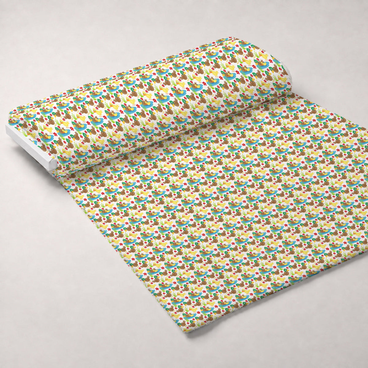 Barnyard Buddies Pattern 11 Fleece Fabric — fleece fabric unrolled bolt preview (mv-fleece-v1:bolt)