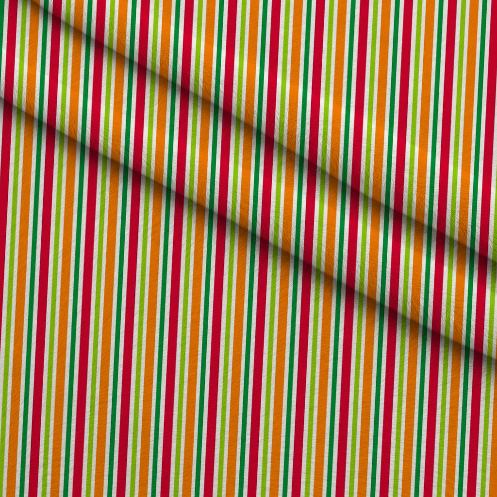 Barnyard Buddies Pattern 4 Fleece Fabric — fleece fabric folded close-up preview (mv-fleece-v1:lying)