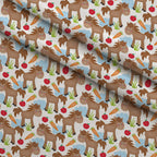 Barnyard Buddies Pattern 5 Fleece Fabric — fleece fabric folded close-up preview (mv-fleece-v1:lying)
